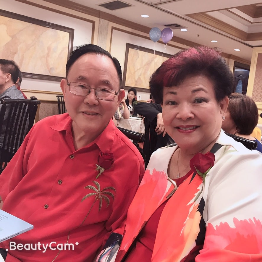 At a banquet