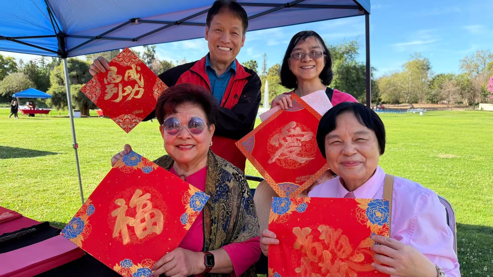 Writing at a Lunar New Year event