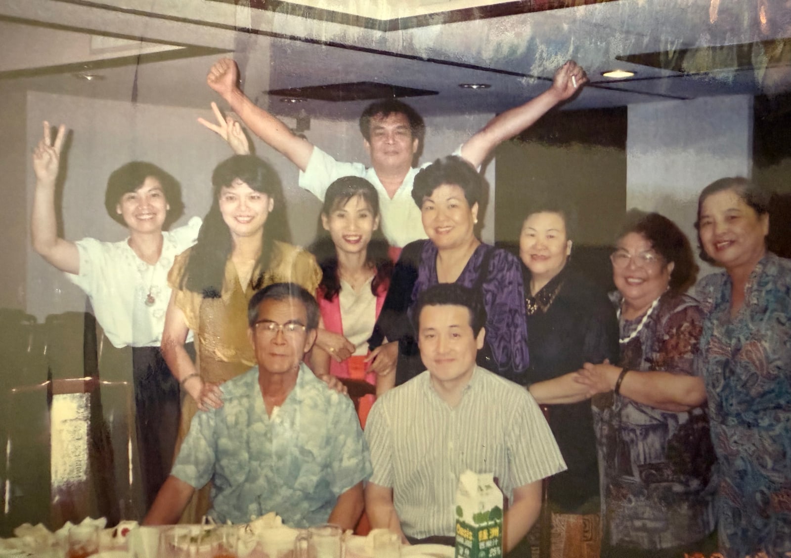A celebration dinner