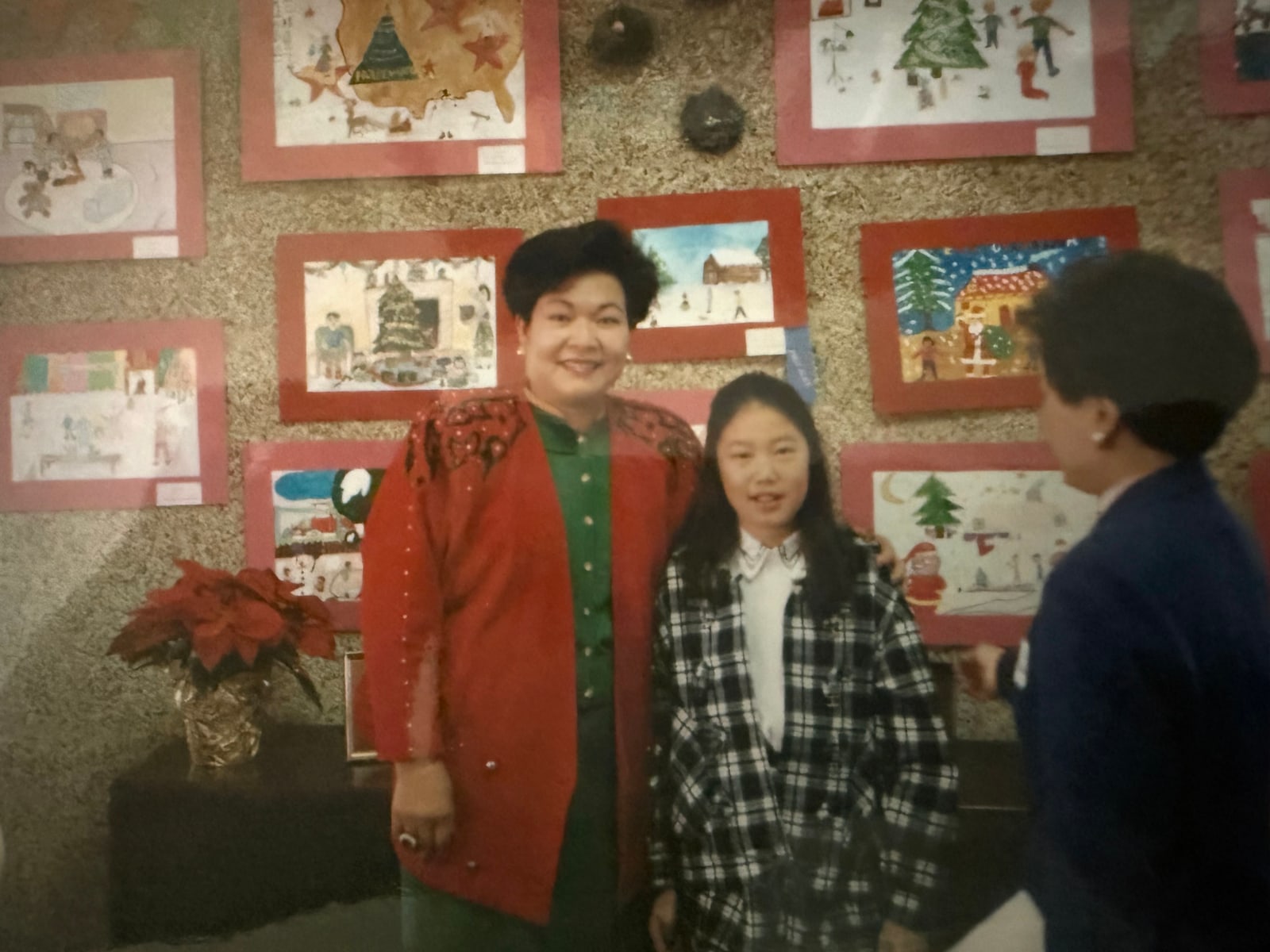 A children's art exhibit