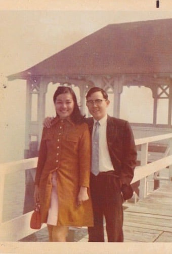 At a pavilion