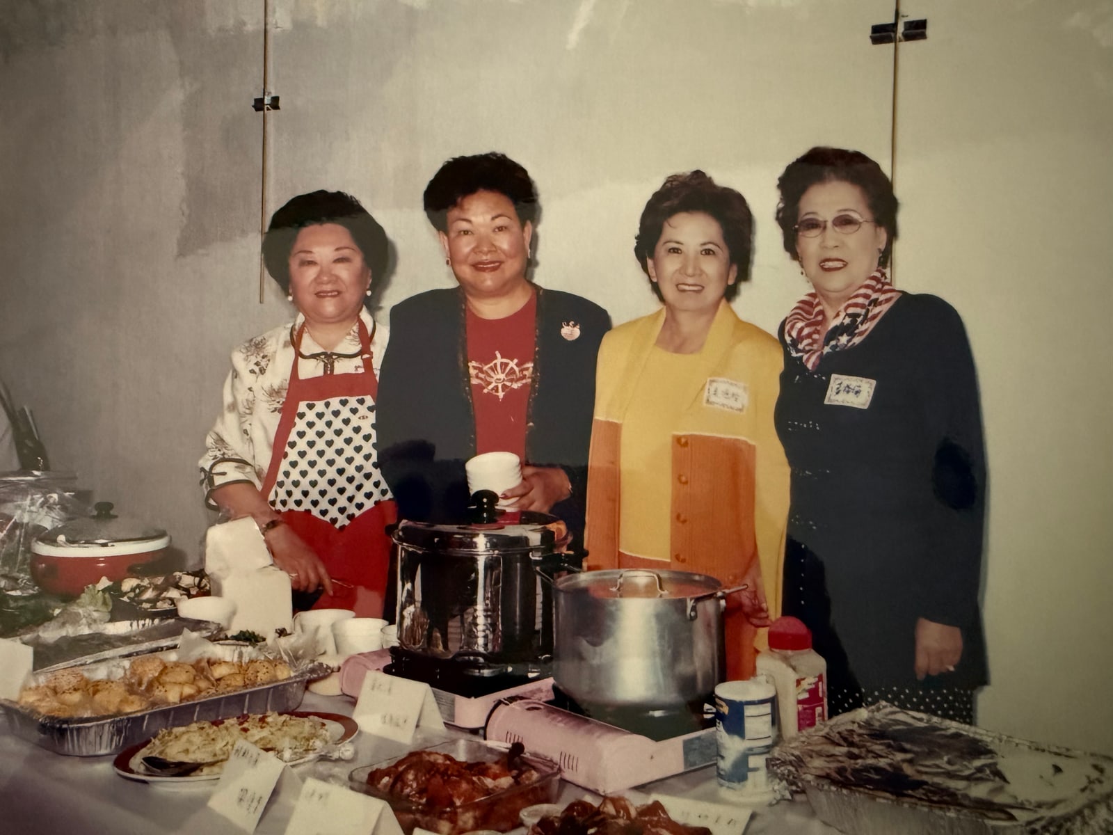 At a potluck