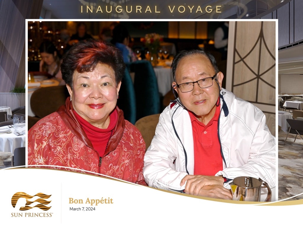 Sun Princess inaugural voyage, 2024
