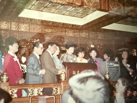 A banquet reception