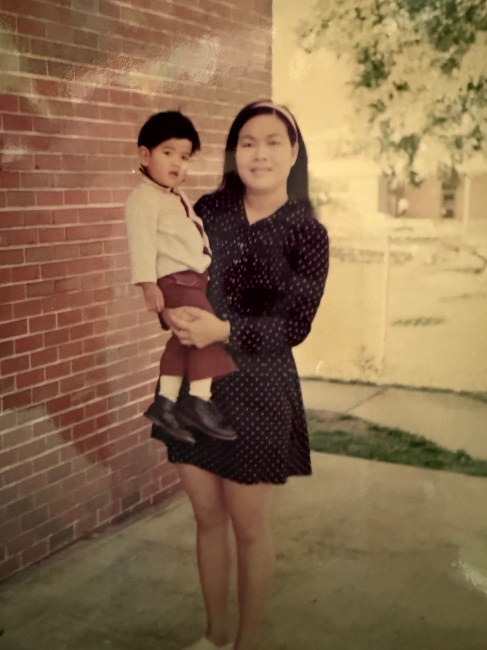 A young mother